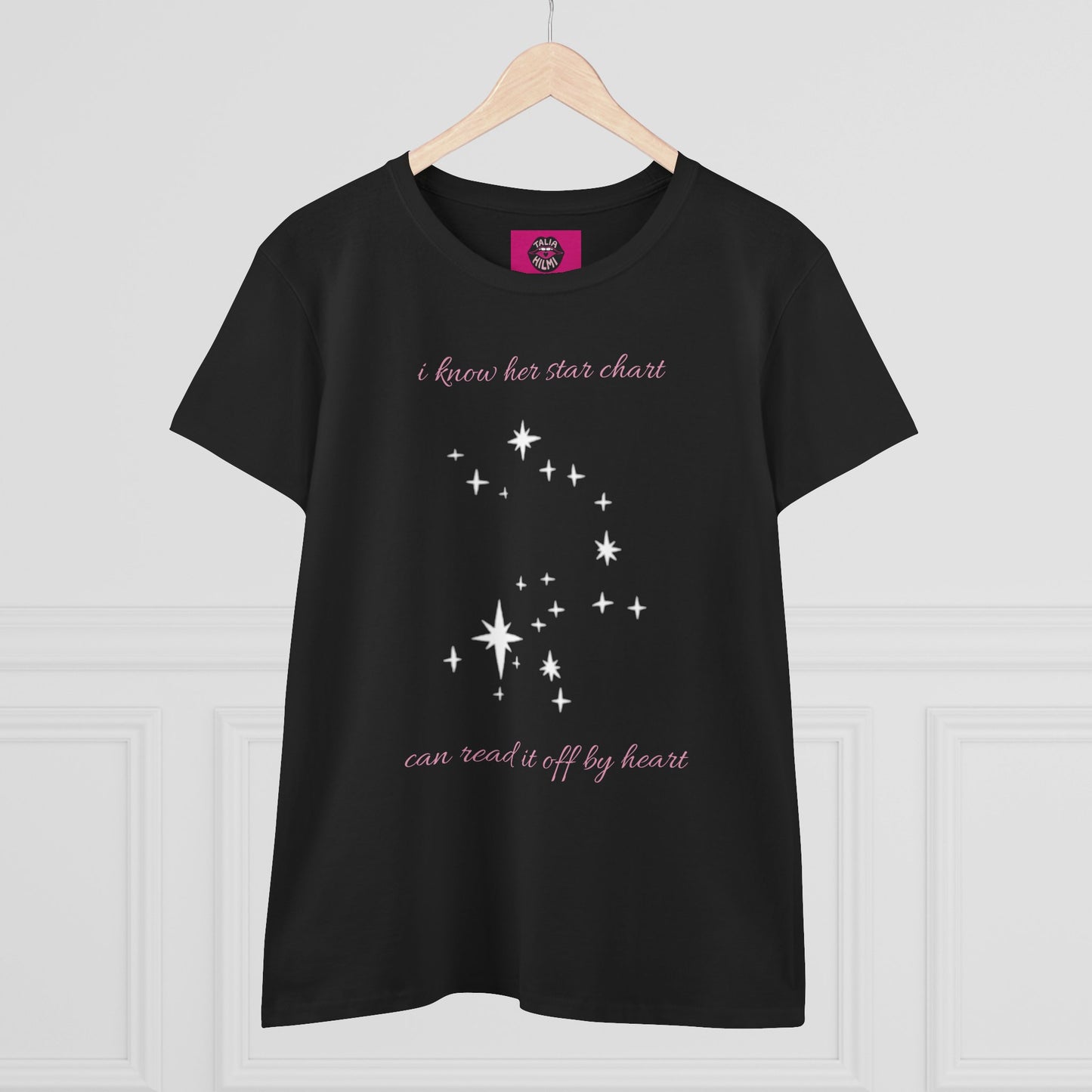 i know her star chart (sagittarius) cotton tee
