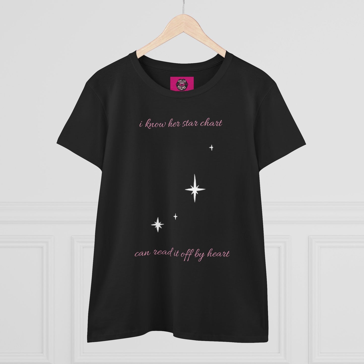 i know her star chart (aries) cotton tee