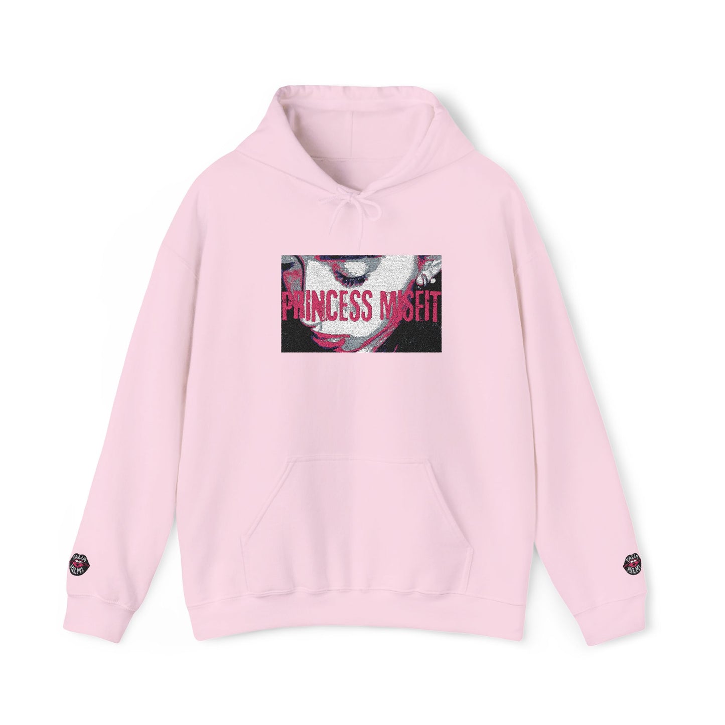 princess misfit official embroidered graphic hoodie
