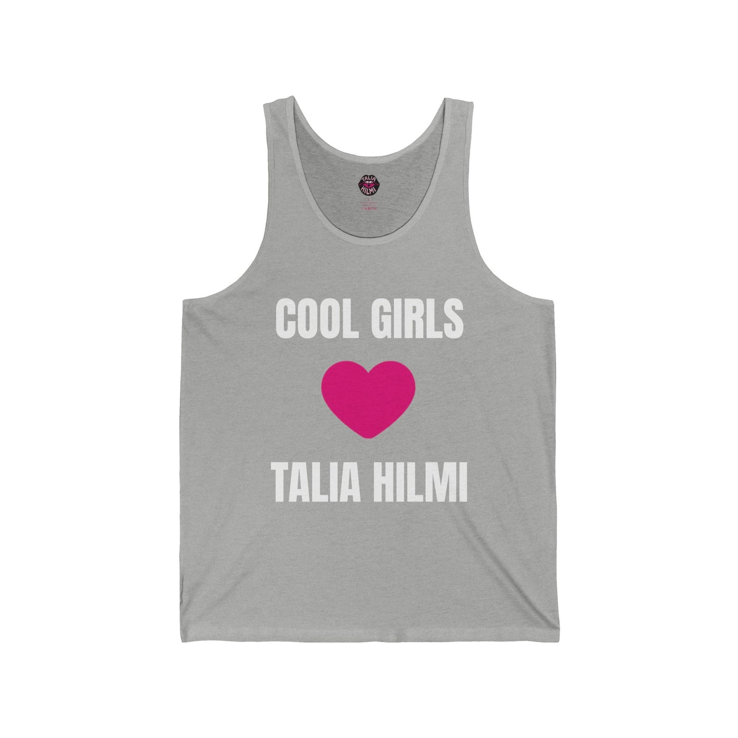 cool girls heart Talia Hilmi graphic sleeveless tank