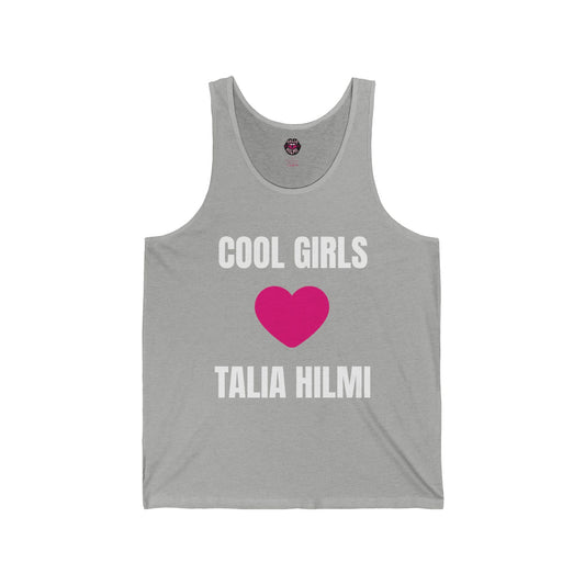 cool girls heart Talia Hilmi graphic sleeveless tank