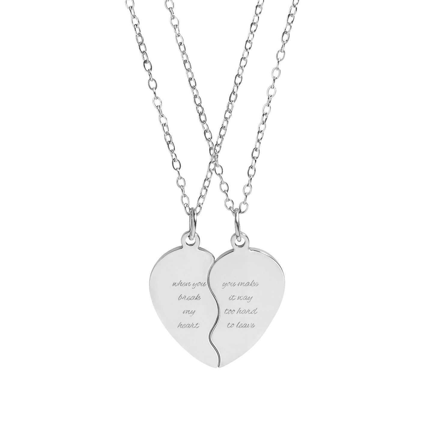 riot engraved matching necklace