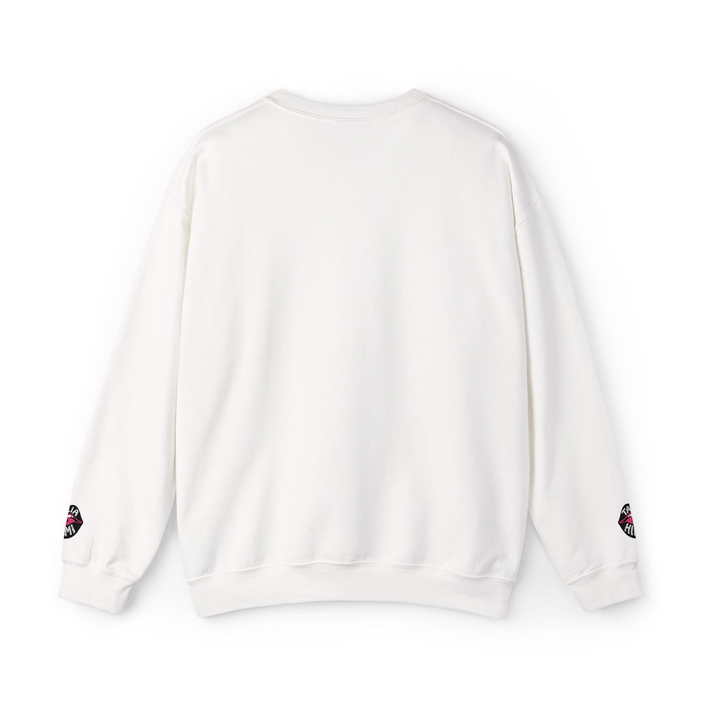 i heart talia hilmi embroidered crewneck sweatshirt