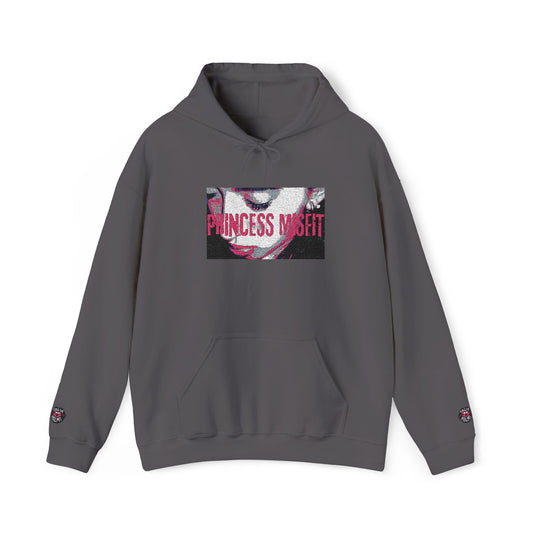 princess misfit official embroidered graphic hoodie