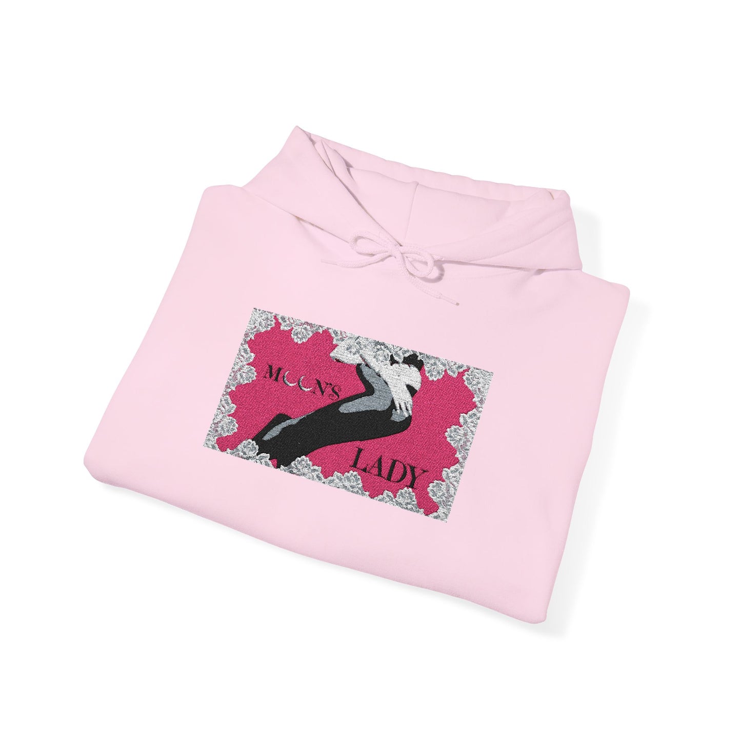 moon's lady official embroidered graphic hoodie