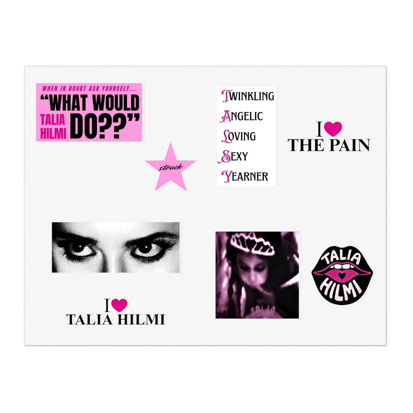 Talia Hilmi sticker pack
