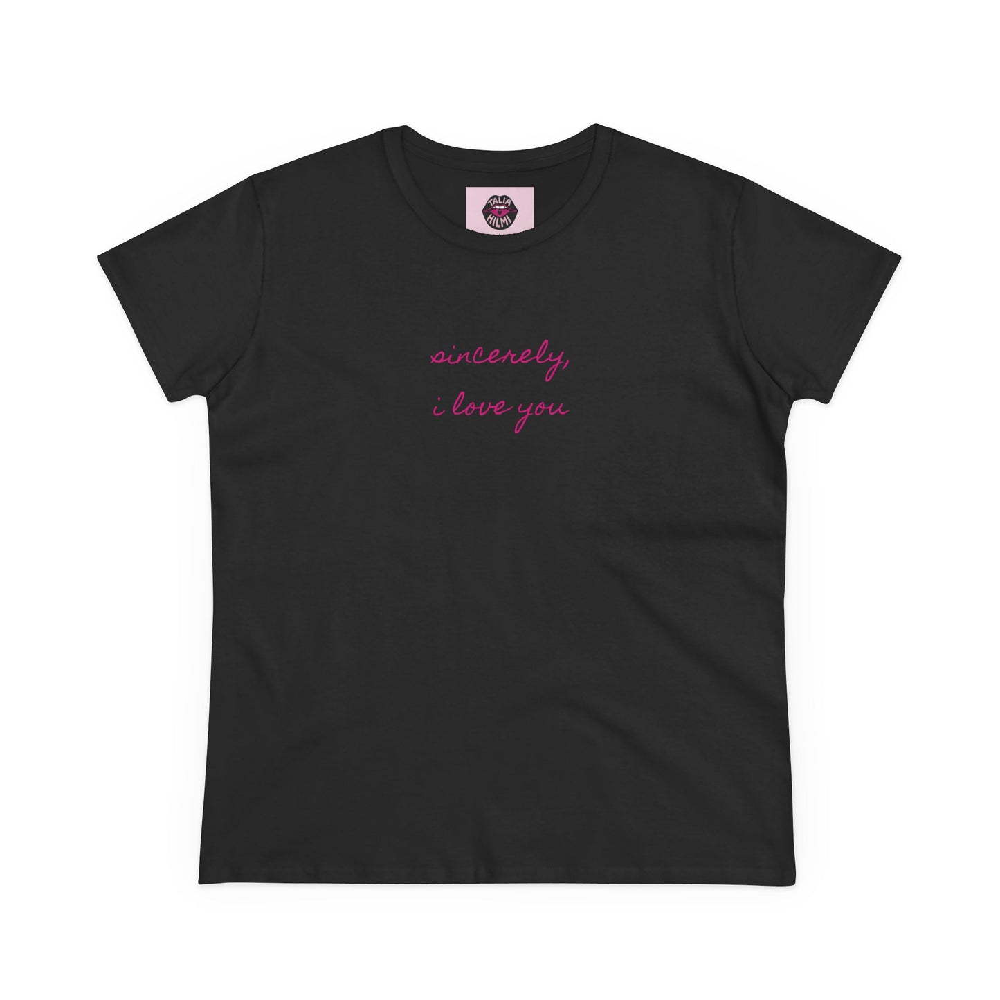 sincerely, i love you cotton tee