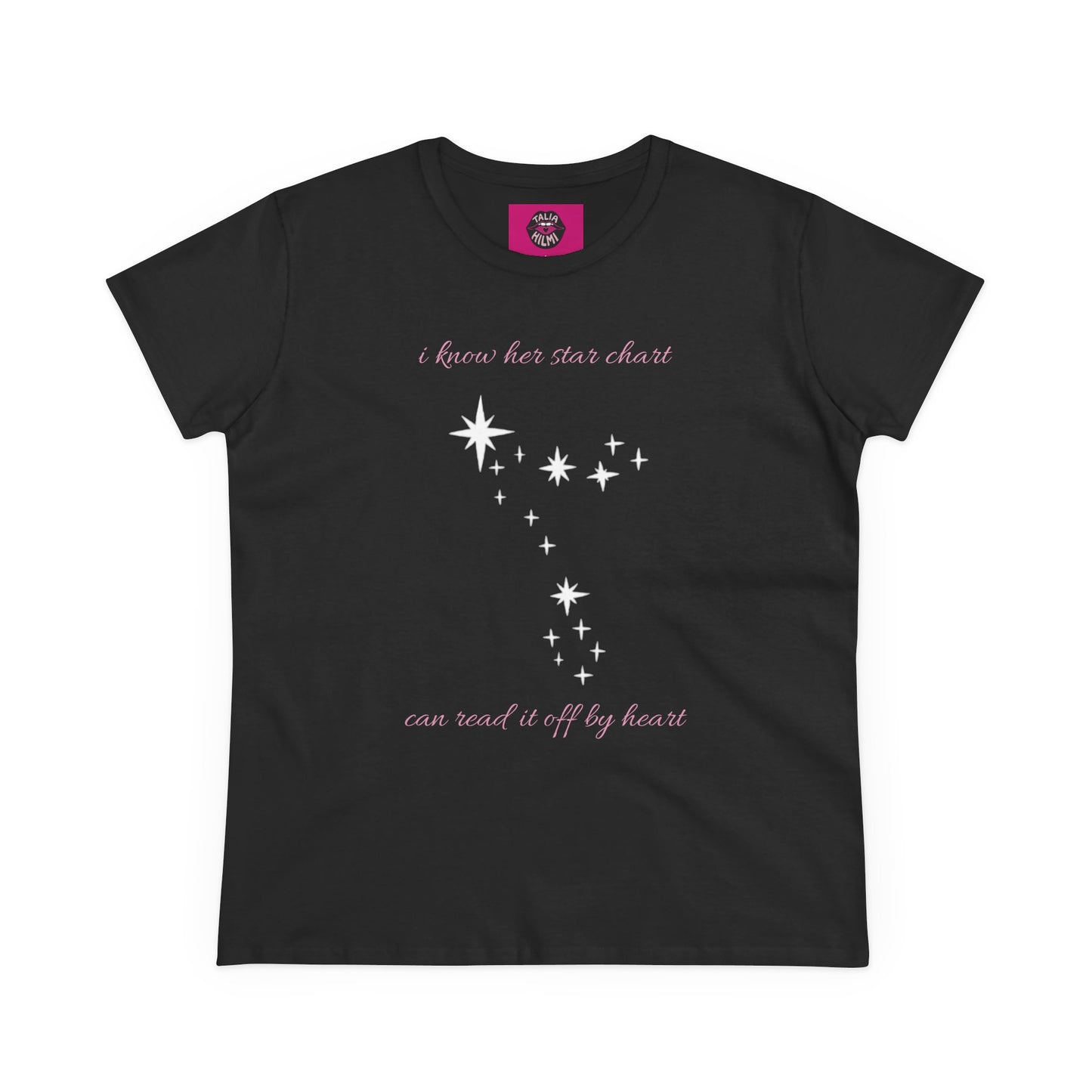 i know her star chart (pisces) cotton tee