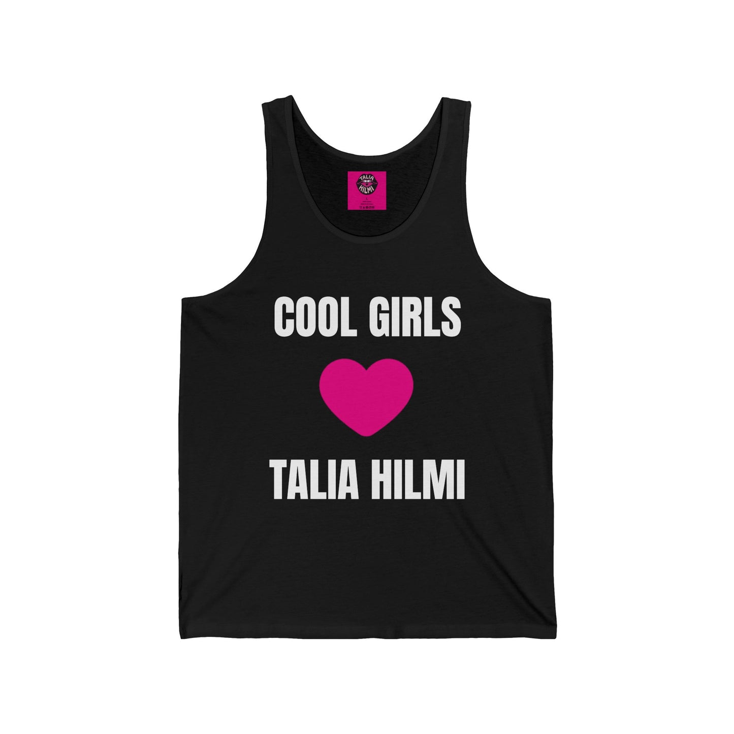 cool girls heart Talia Hilmi graphic sleeveless tank