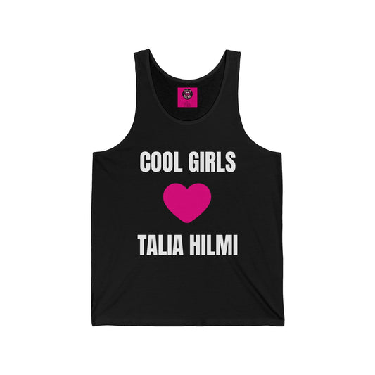 cool girls heart Talia Hilmi graphic sleeveless tank