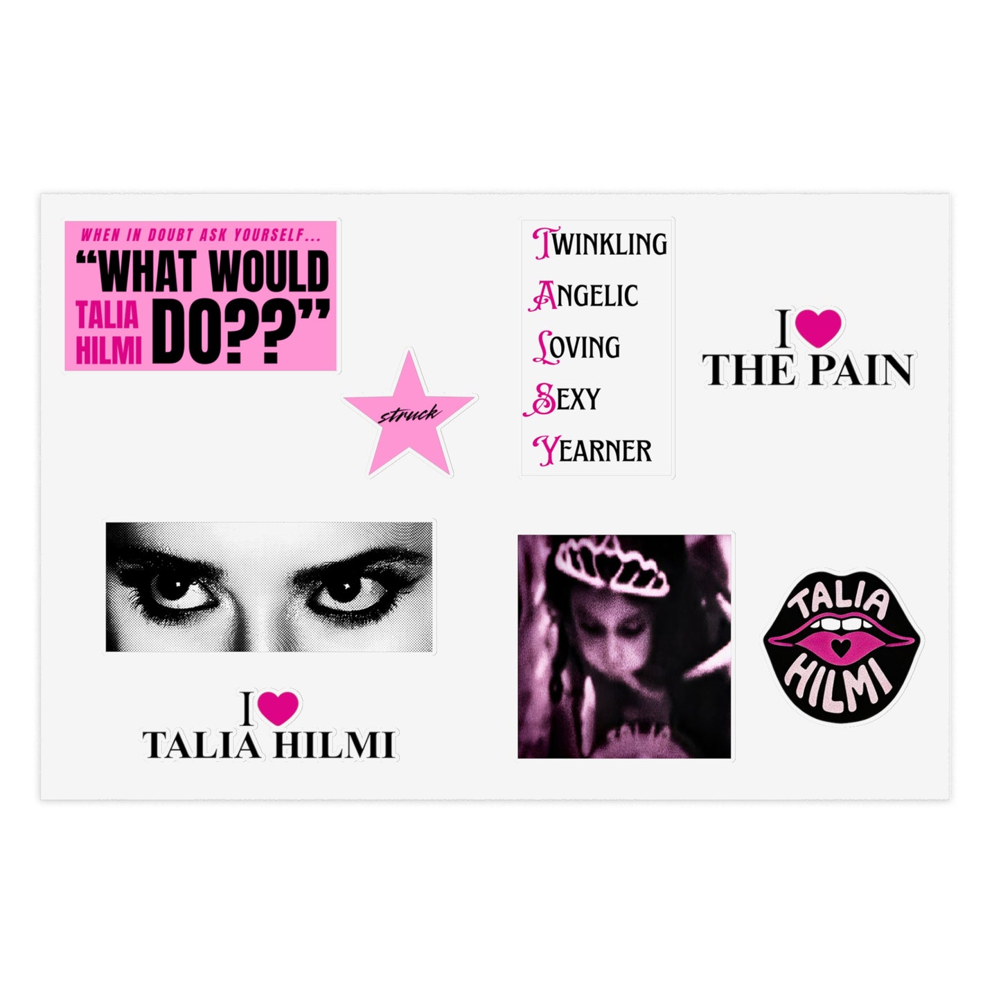 Talia Hilmi sticker pack