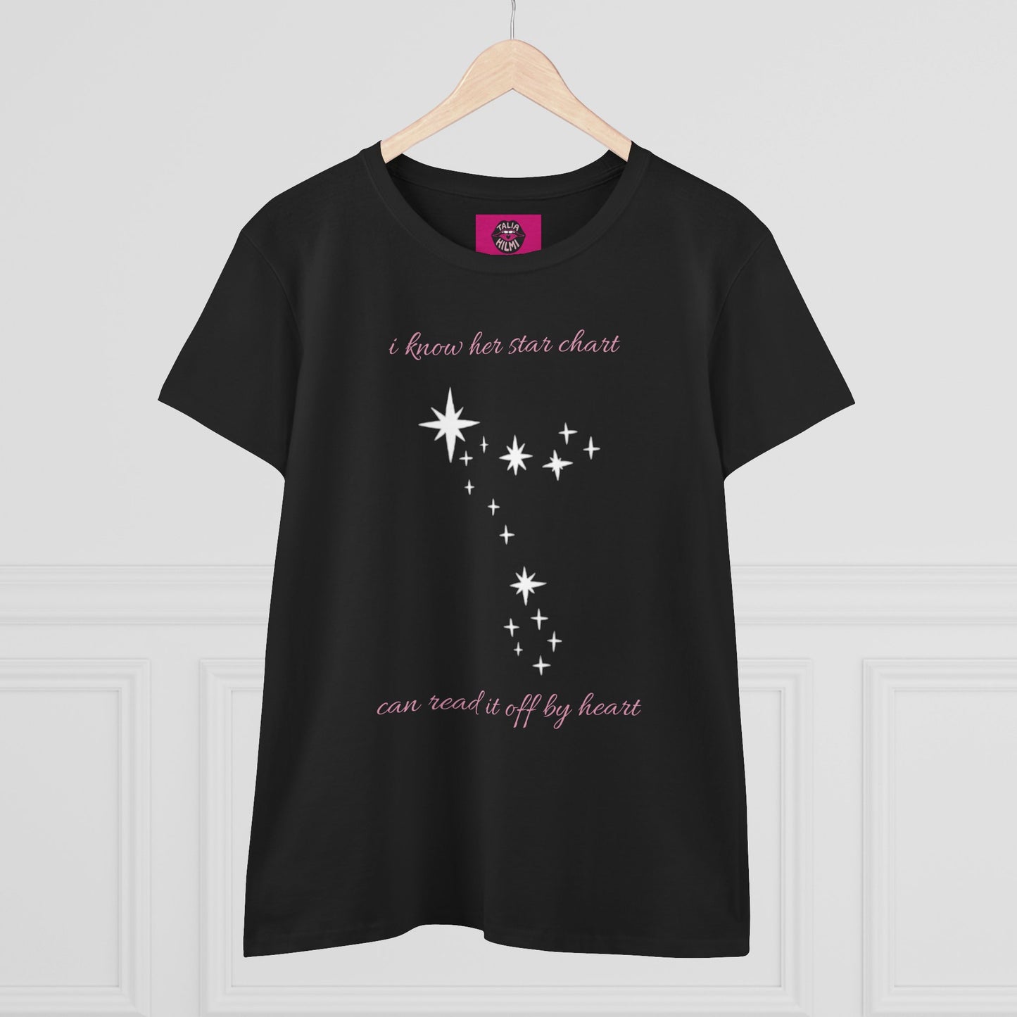 i know her star chart (pisces) cotton tee