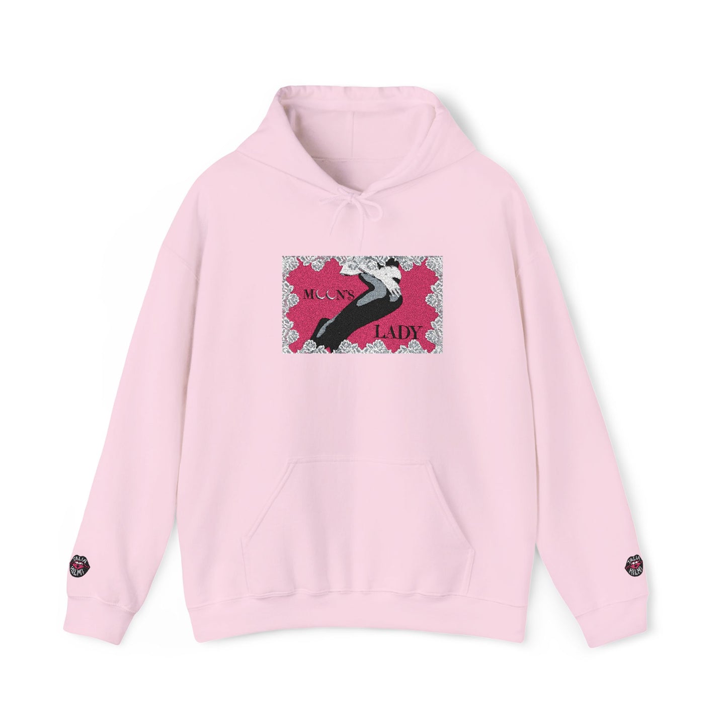 moon's lady official embroidered graphic hoodie