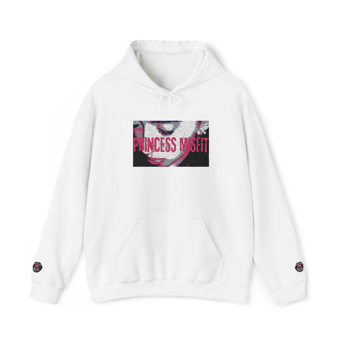 princess misfit official embroidered graphic hoodie