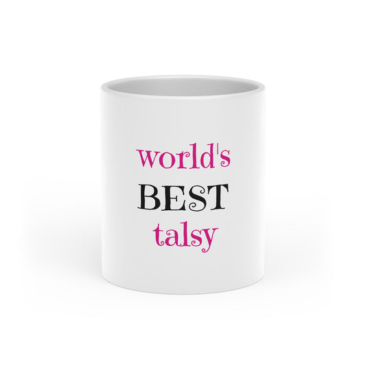 worlds best talsy heart mug