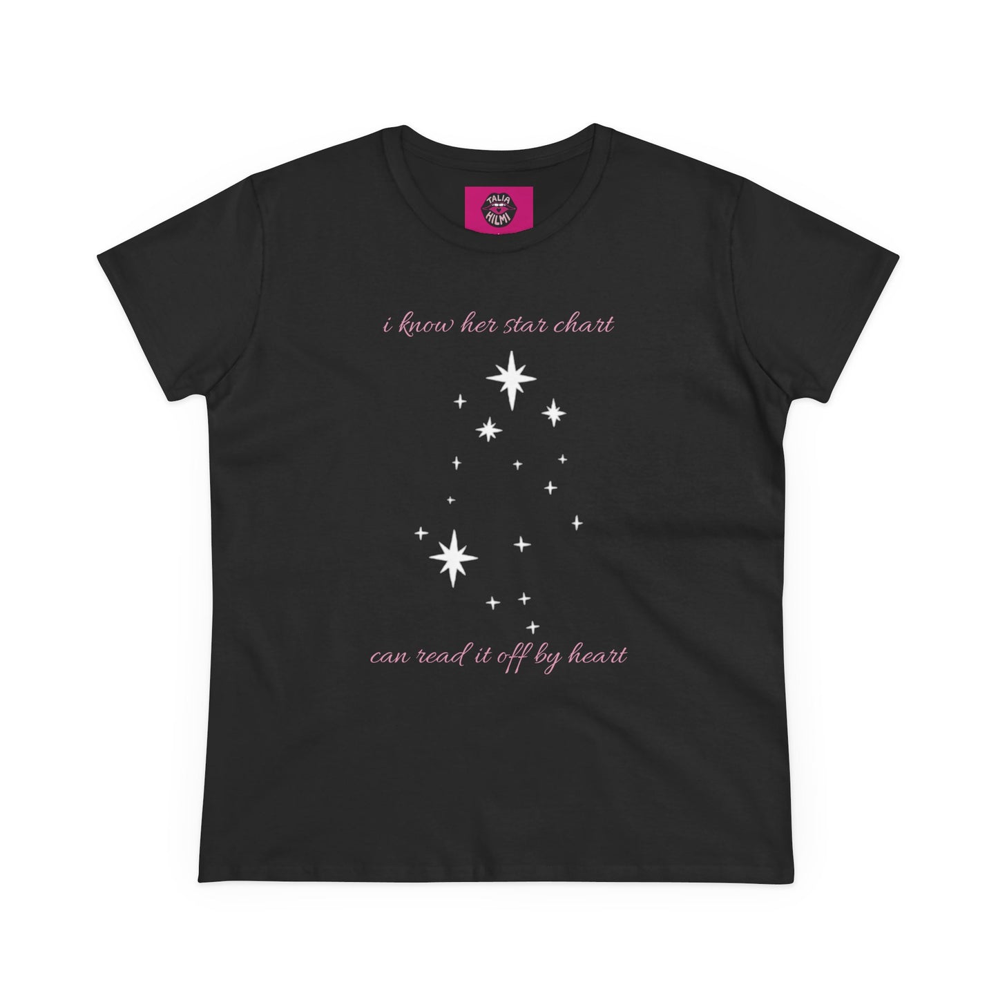 i know her star chart (gemini) cotton tee
