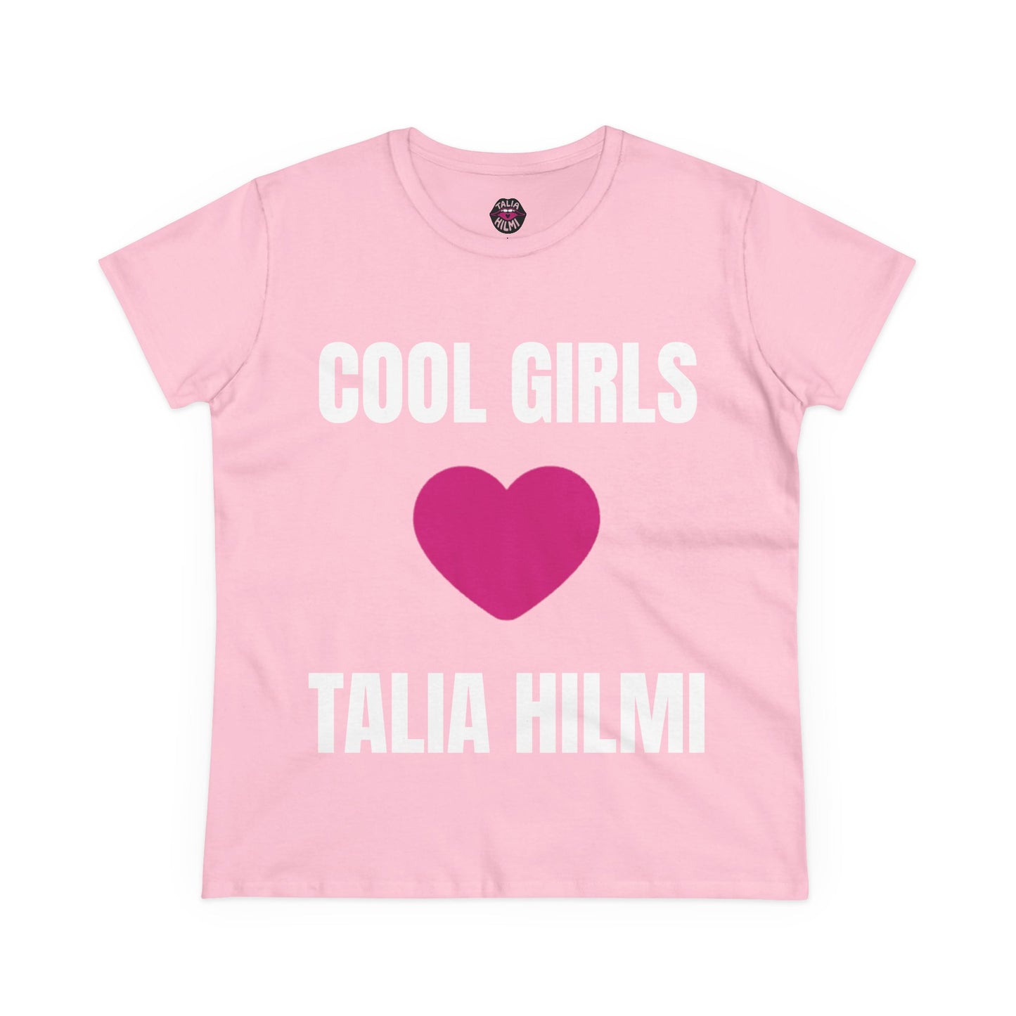 cool girls heart Talia Hilmi cotton tee