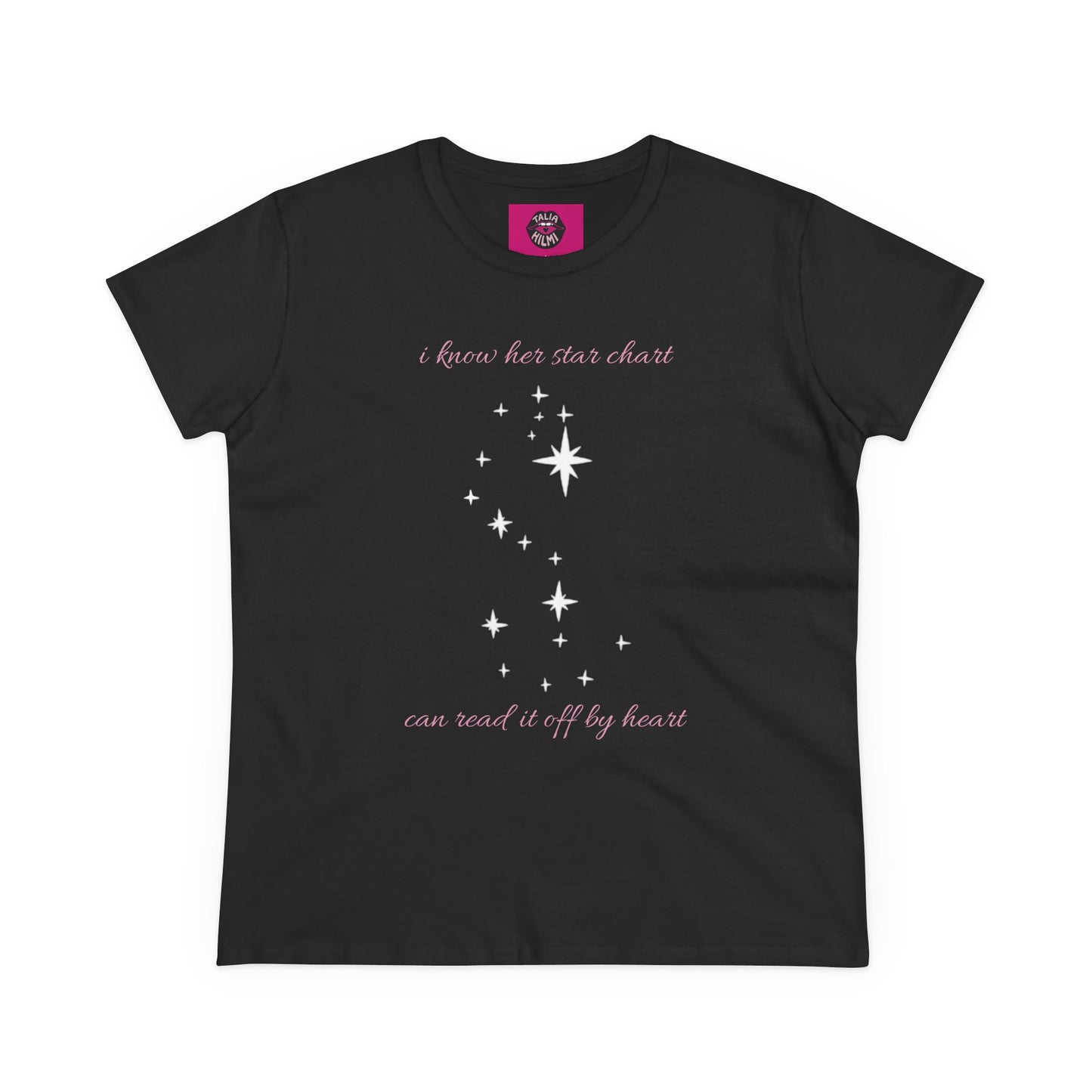 i know her star chart (scorpio) cotton tee