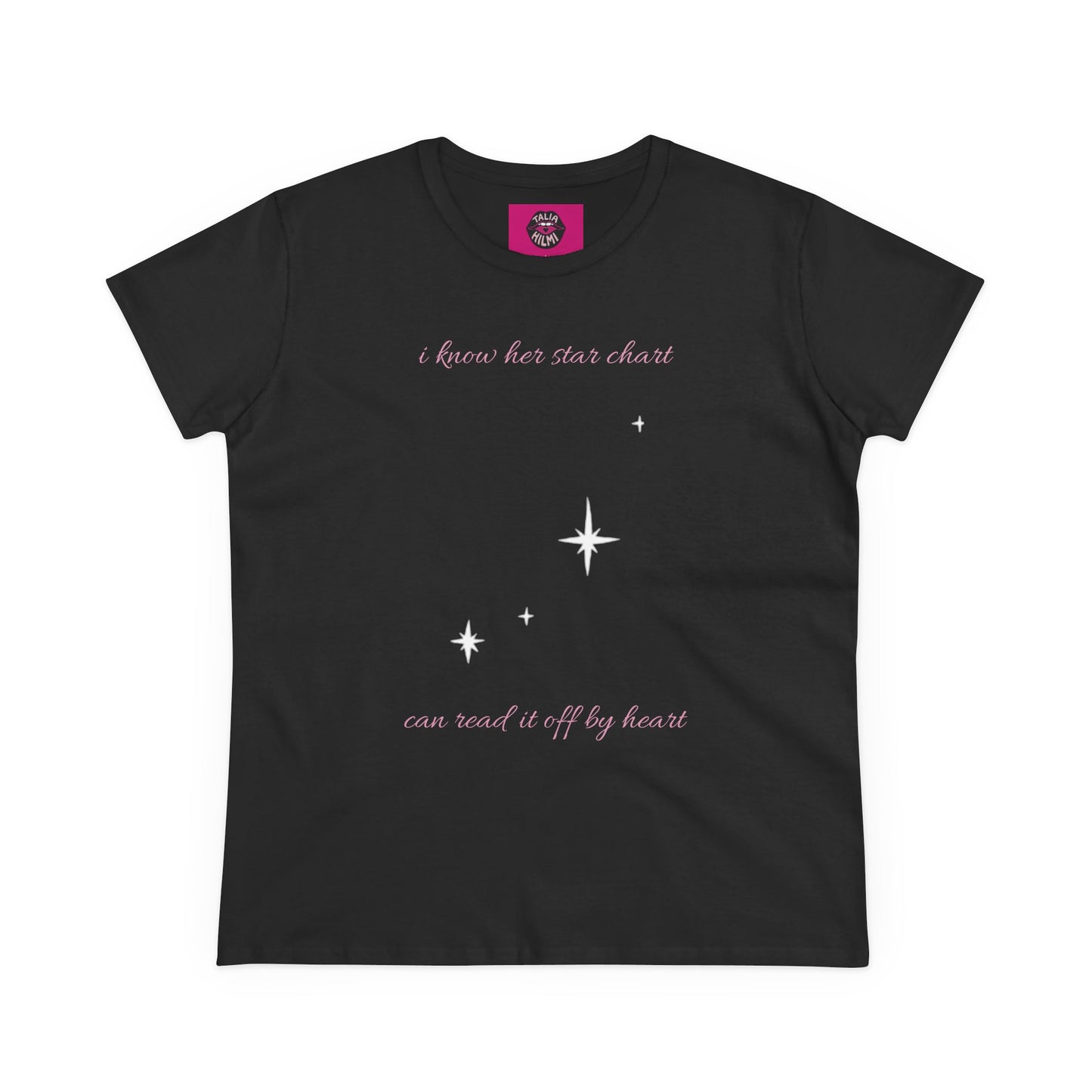 i know her star chart (aries) cotton tee