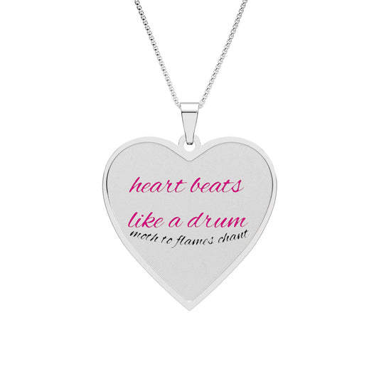 forever near engraved photo necklace
