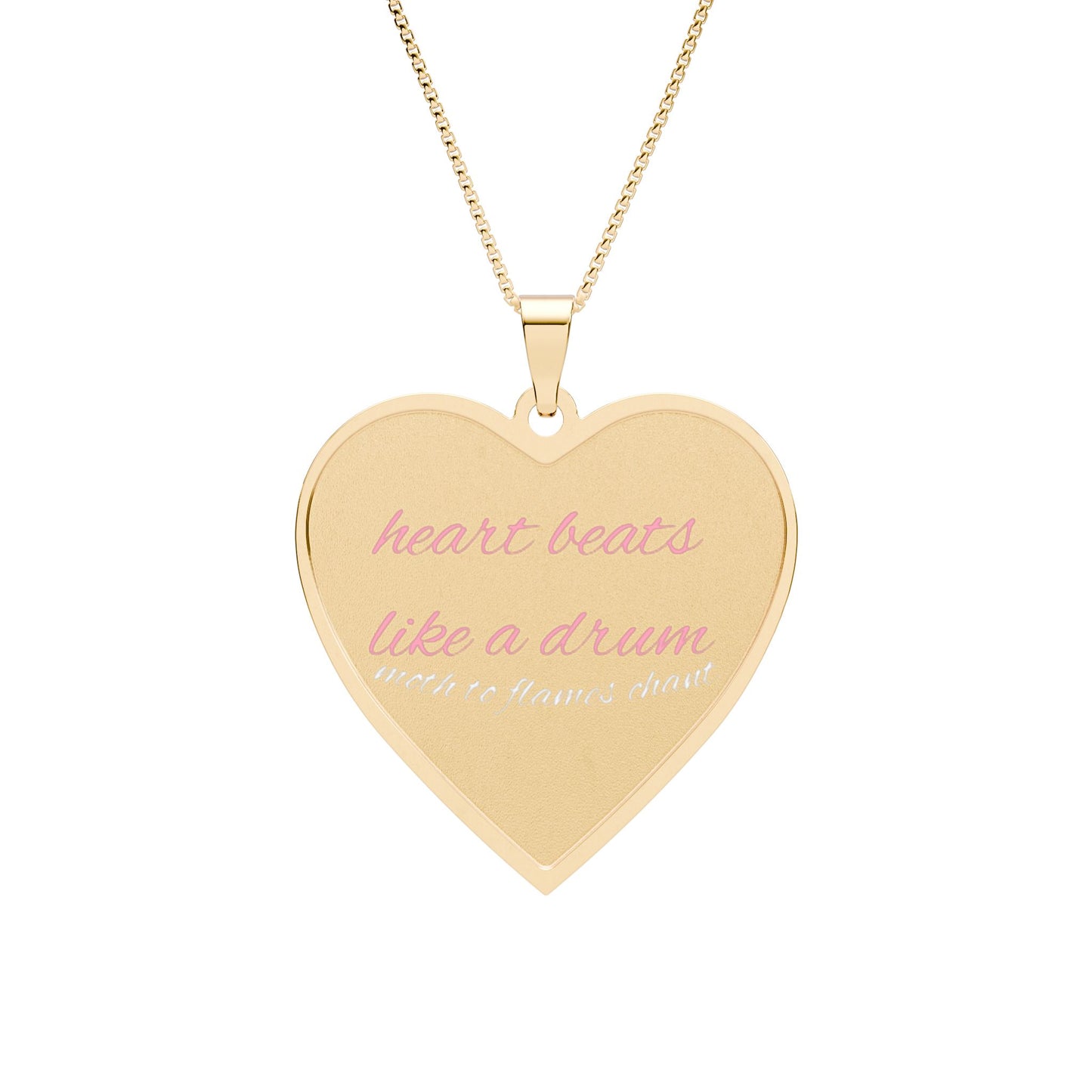 forever near engraved photo necklace